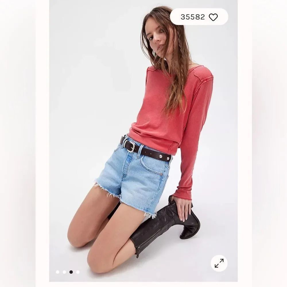 Free People Levi’s 501 High-Rise Denim Shorts
